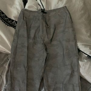 reflective camo joggers